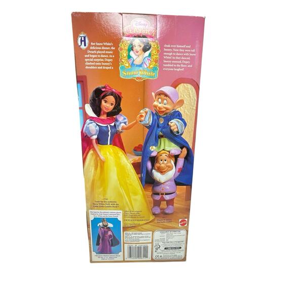 VTG Walt Disney Snow White & The 7 Dwarfs Dopey & Sneezy Stackable Dolls 1990s - Picture 4 of 8